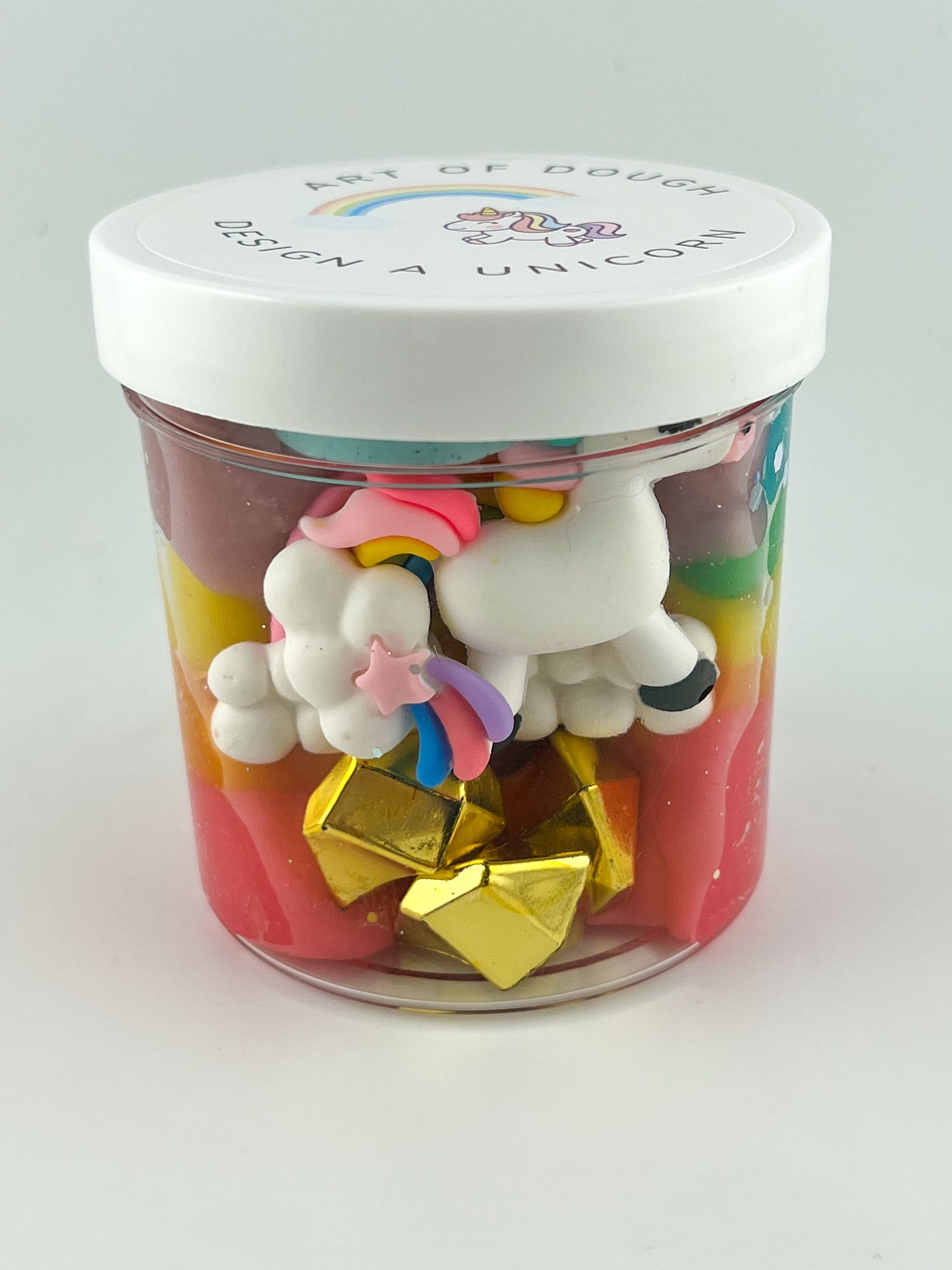 Design a Unicorn Sensory Jar - Art of Dough