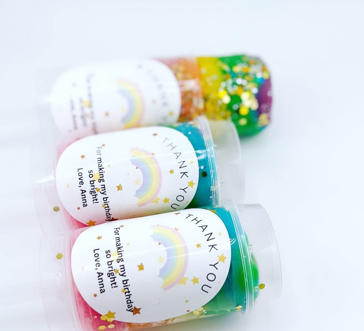 Rainbow Sensory Dough Push Pop - Art of Dough