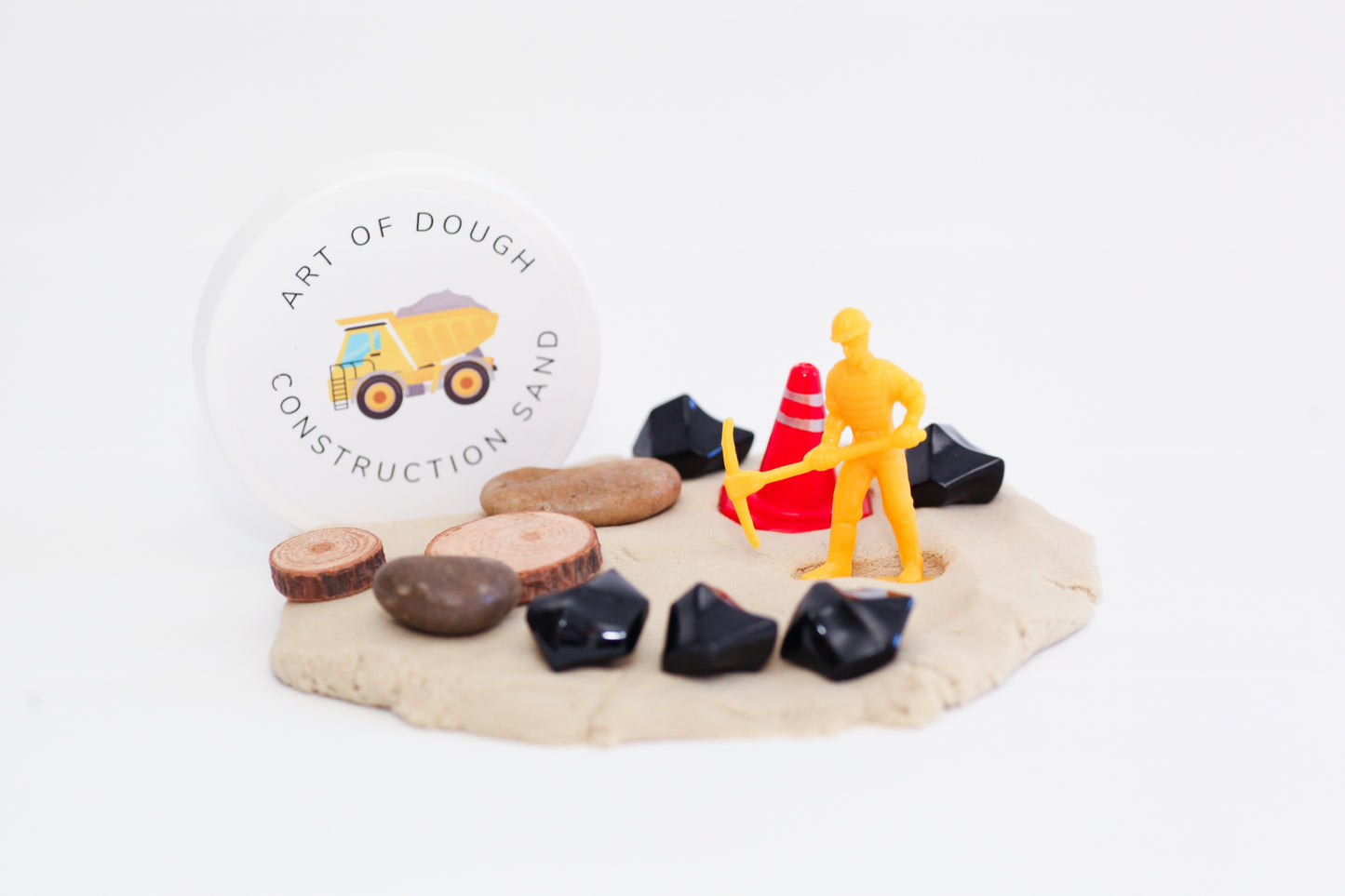 Construction Moldable Sand Jar - Art of Dough