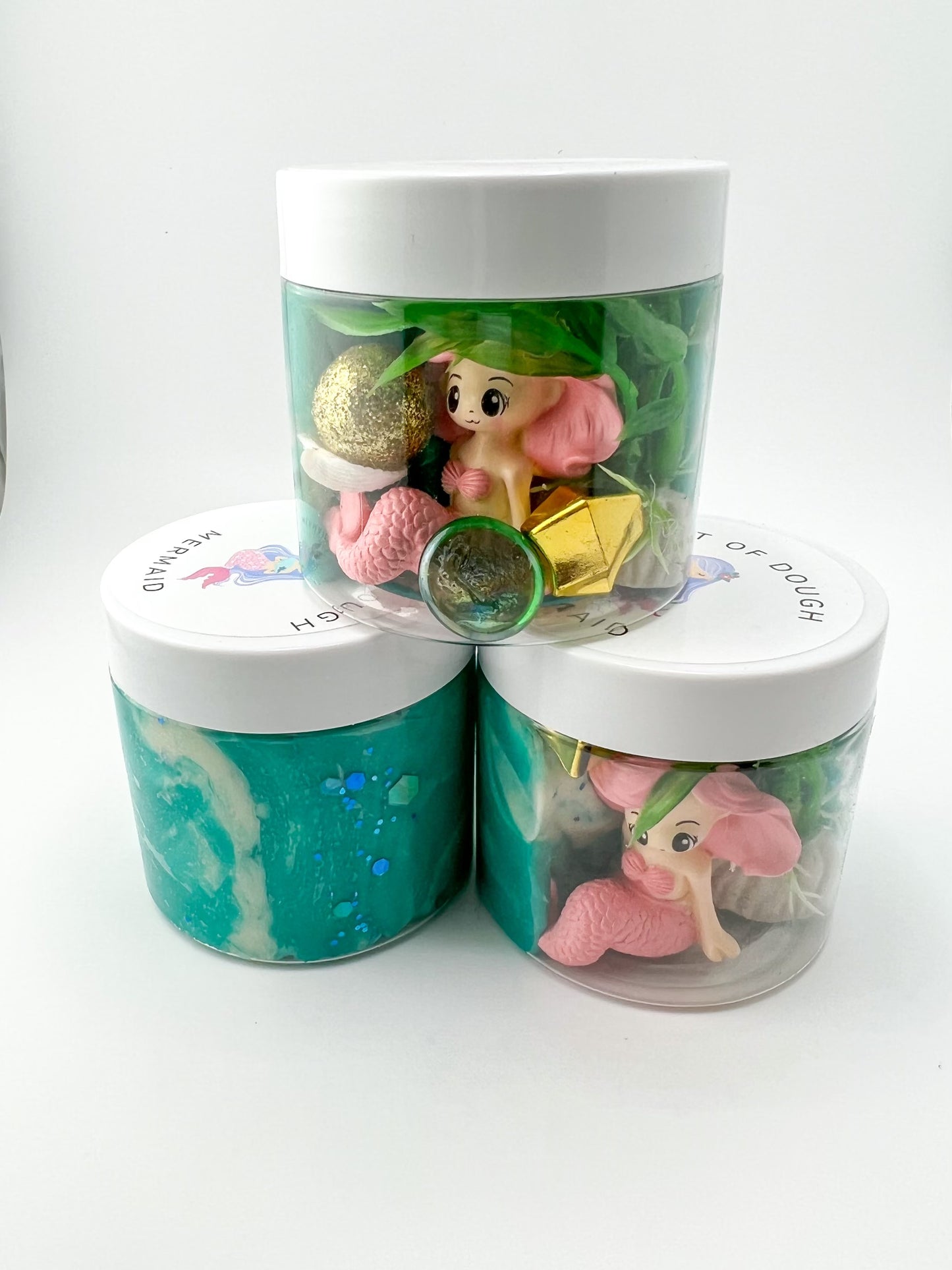 Mermaid Sensory Jar - Art of Dough