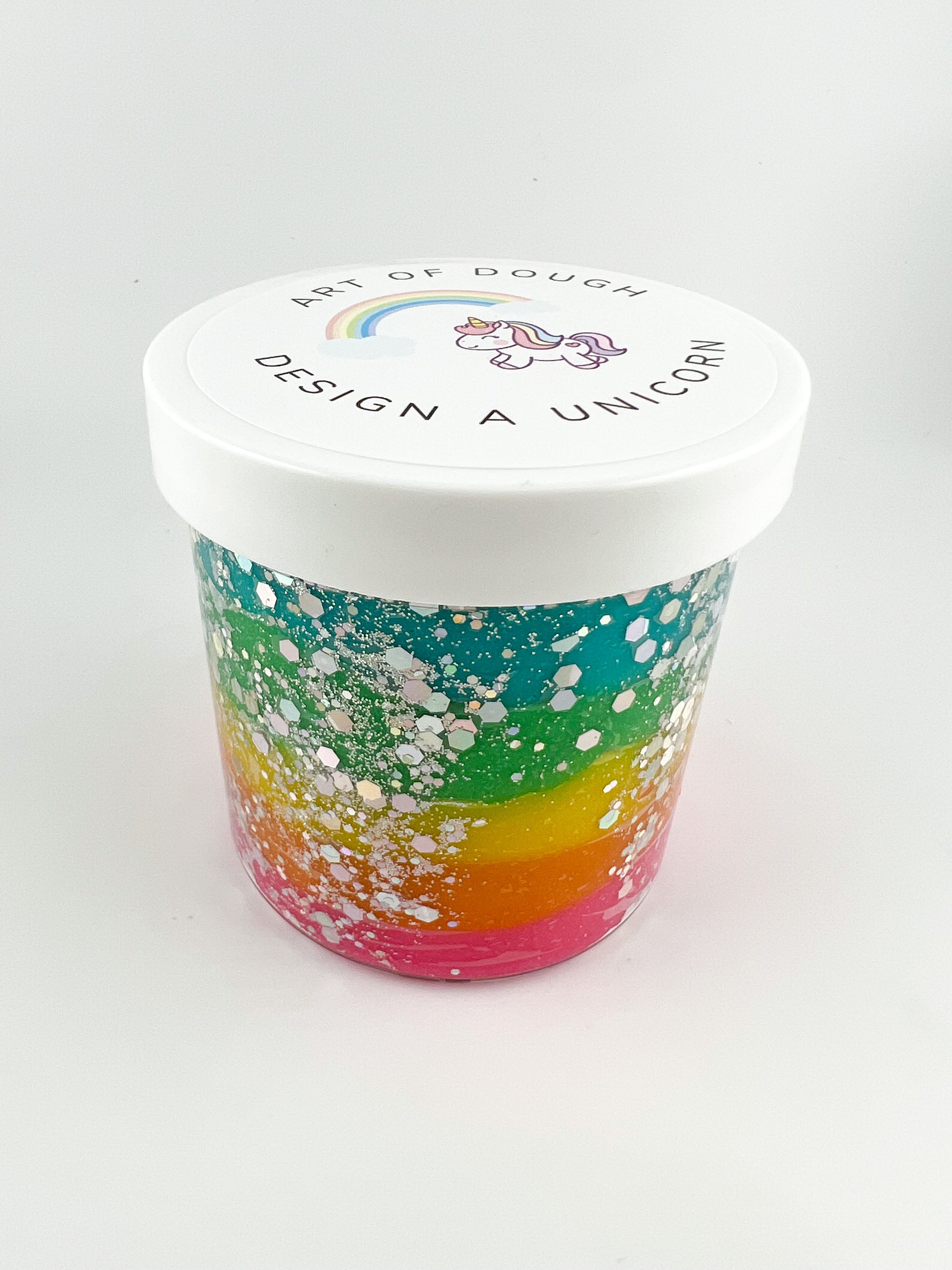 Design a Unicorn Sensory Jar - Art of Dough