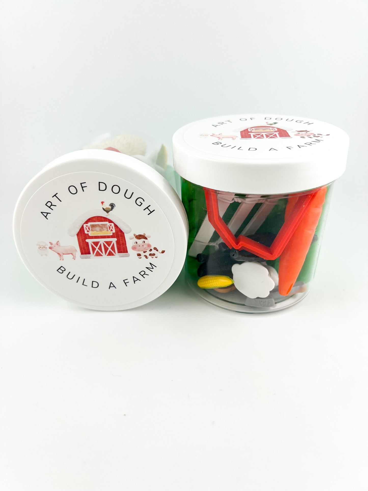 Build a Farm Sensory Jar - Art of Dough