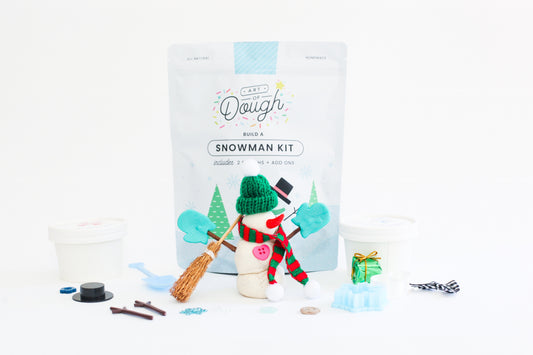 Build a Snowman Dough Pouch - Art of Dough