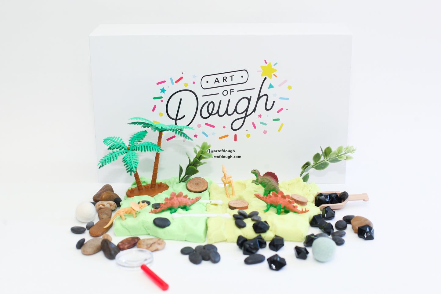 Dinosaur Sensory Sand Kit - Art of Dough