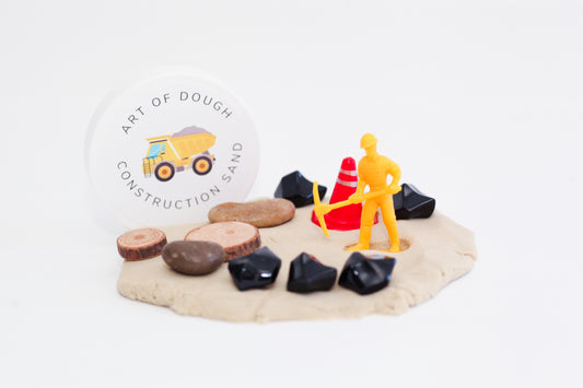 Construction Moldable Sand Jar - Art of Dough