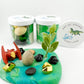 Dinosaur Land Sensory Jar - Art of Dough