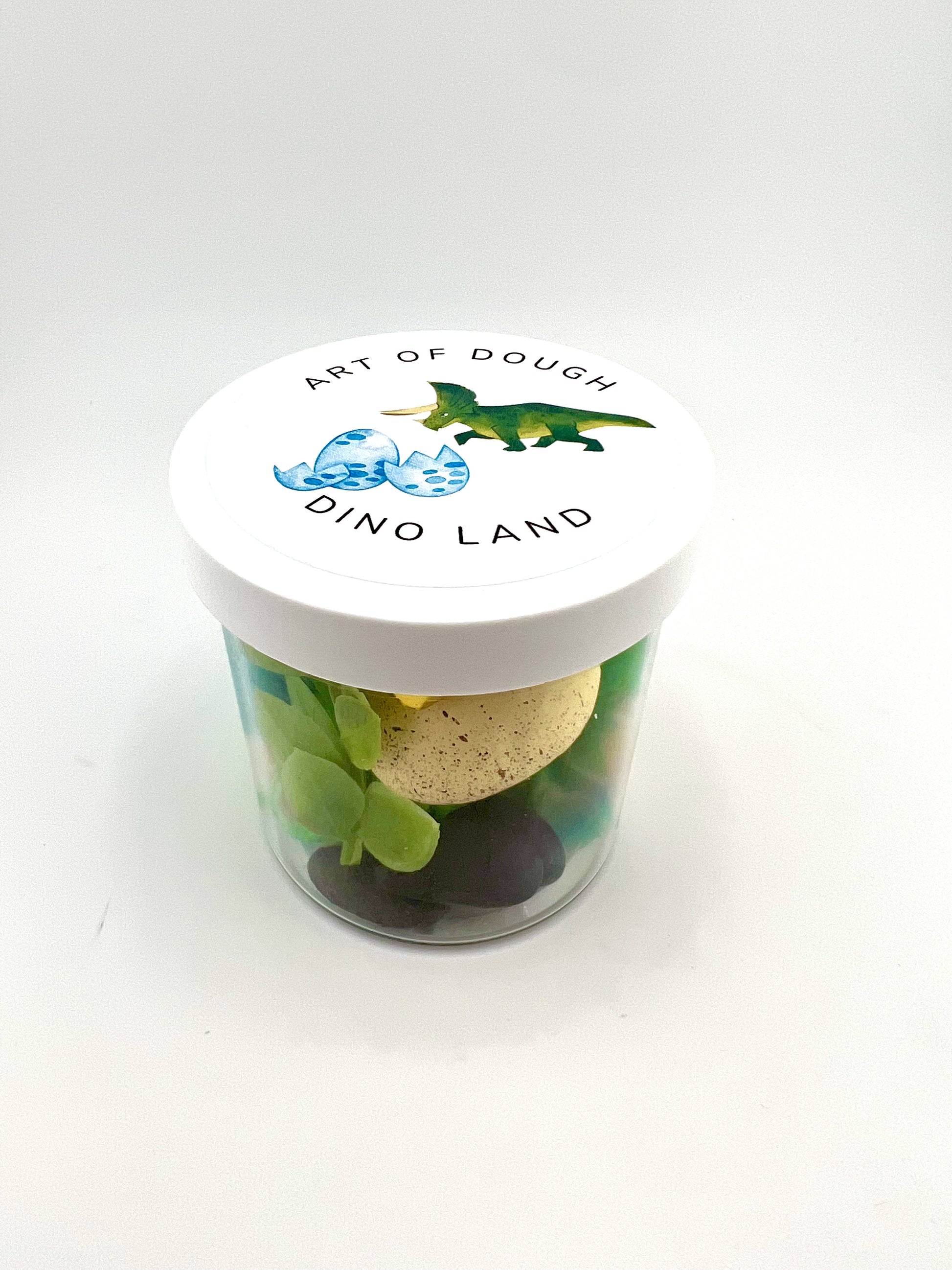 Dinosaur Land Sensory Jar - Art of Dough